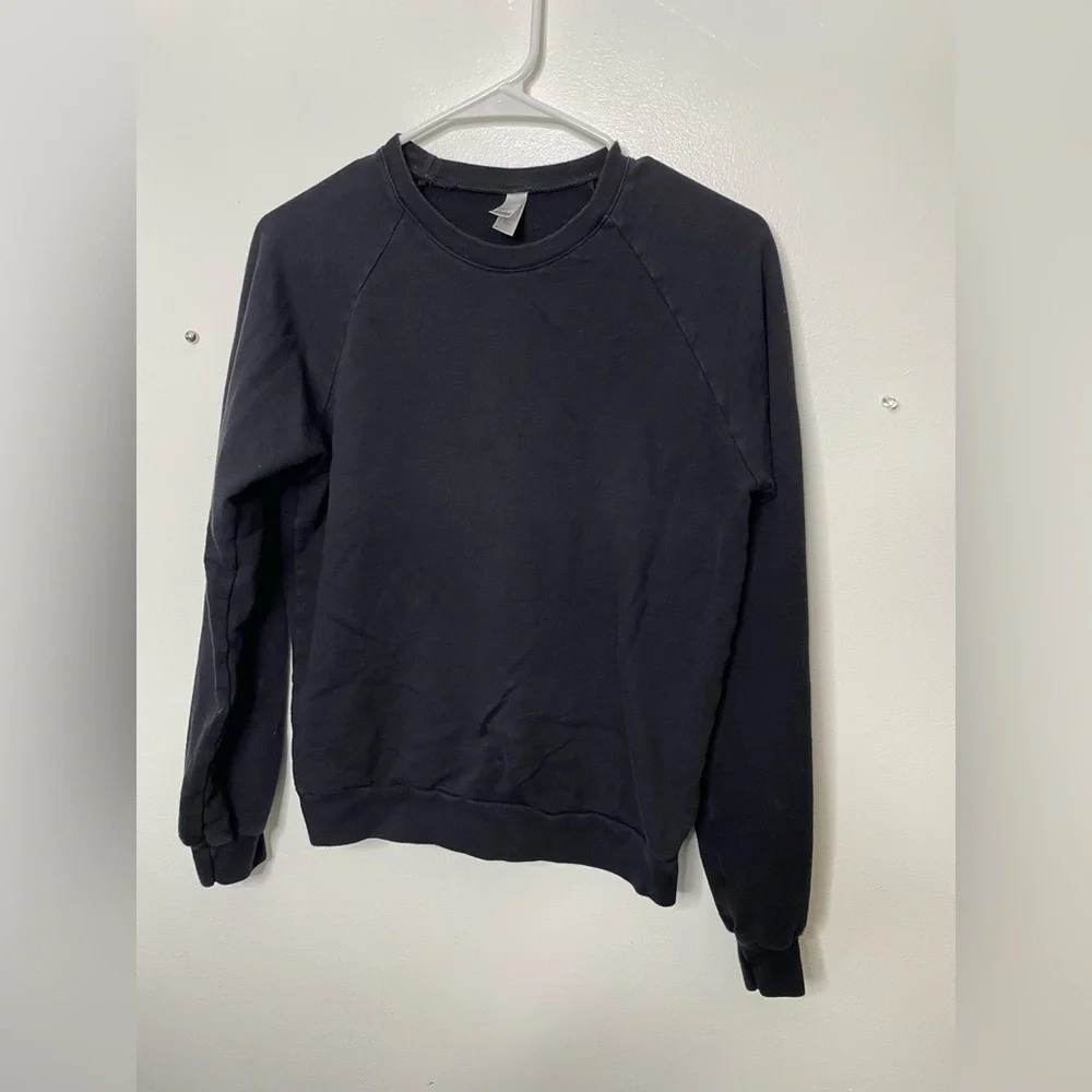 Black American apparel crewneck size small